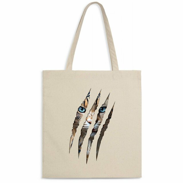 Image back ❀ Totebag Léger ~Premium ✦ LA GRIFFE DU CHAT [🌐 INT] ✨