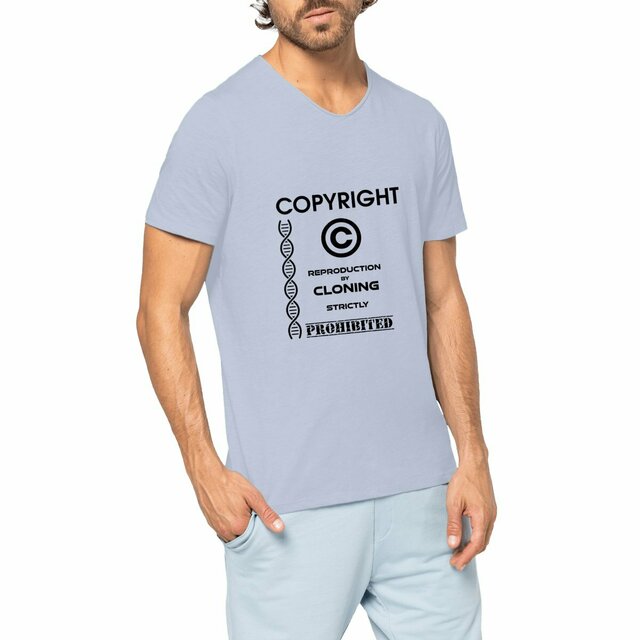 Image front ❀ T-Shirt Léger Homme Slub ~Premium+ ✦ THE ANTI-CLONE [🌐 EN] ✨