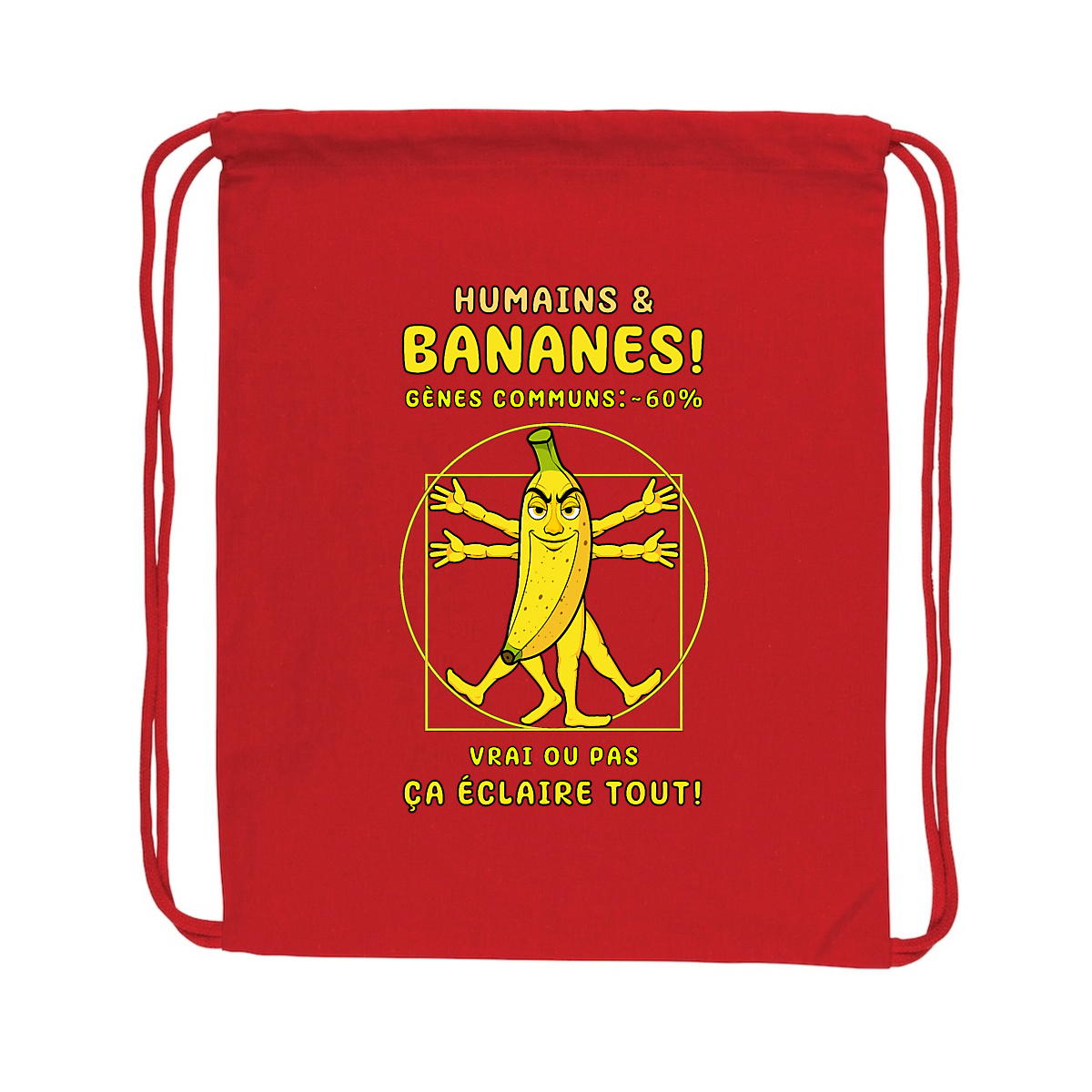 Image back ❀ Sac Banane En Polyester Recyclé ~Premium ✦ LA BANANE DE VITRUVE [🌐 FR] ✨