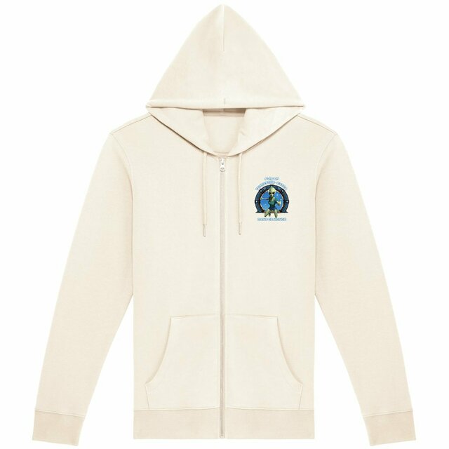 Image back ❀ PROMO Sweat à Capuche Épais Unisexe Zippé ~Premium+ Visuel Devant & au Dos ✦ ZETA (EXTRA-TERRESTRE) [🌐 FR] ✨