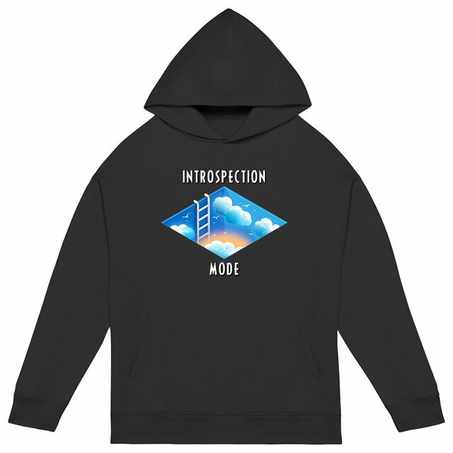 Image back ❀ Sweat-Shirt Standard à Capuche Unisexe Oversize ~Premium+ ✦ INTROSPECTION MODE [🌐 INT] 