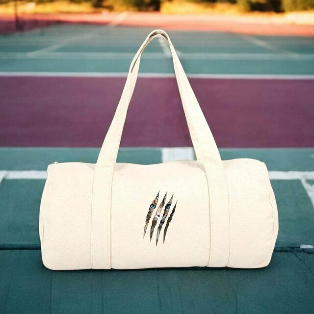 Image front ❀ Sac Polochon ✦ LA GRIFFE DU CHAT [🌐 INT] ✨