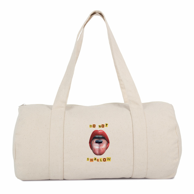 Image back ❀ Sac Polochon ✦ BLACK PILL - NE PAS AVALER [🌐 EN] ✨