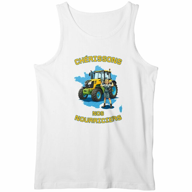 Image back ❀ Débardeur Léger Homme ~Change ✧ SOUTENONS NOS FERMES [🌐 FR] ✨