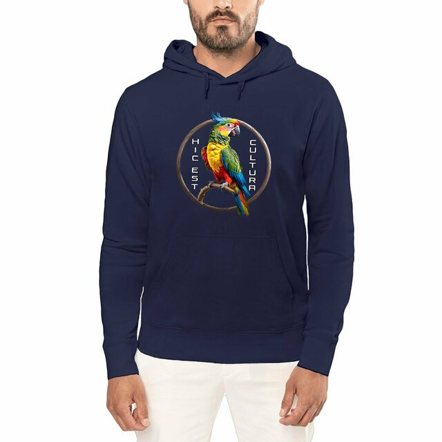 Image front ❀ Sweat-Shirt Standard à Capuche Unisexe ~Premium ✦ PERROQUET [🌐 LAT] ✨