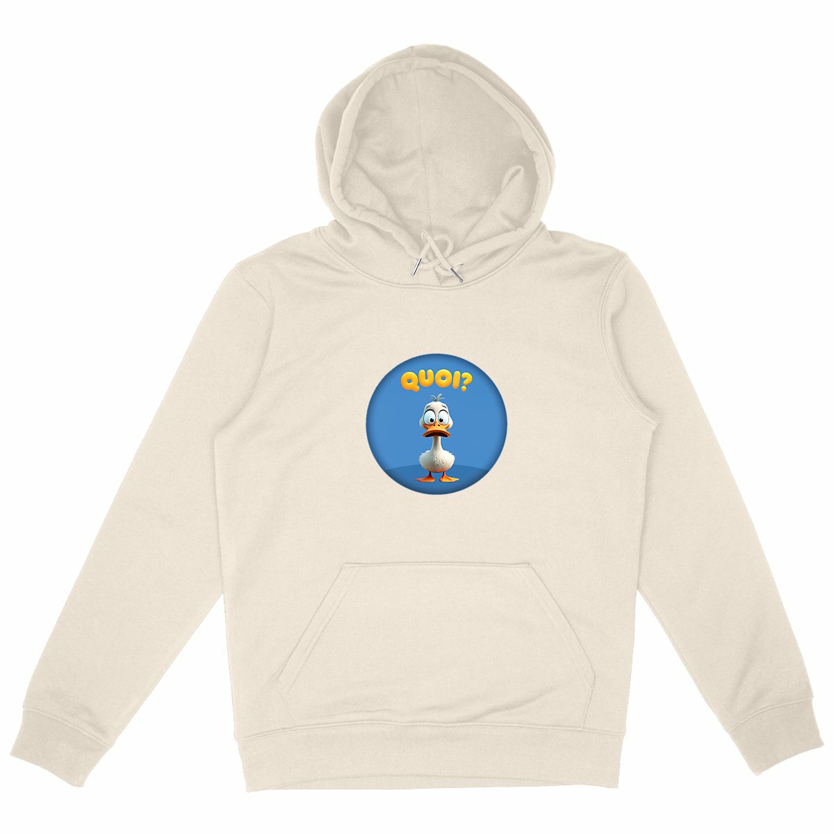 Image back ❀ Sweat-Shirt Épais à Capuche Unisexe ~Premium+ ✦ PETIT CANARD [🌐 FR] ✨