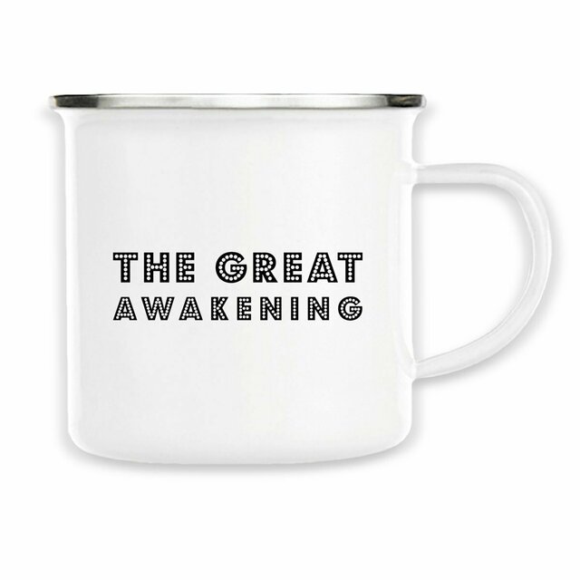 Image back ❀ Mug Metal Imprimé Sur Chaque Côté ✦ THE GREAT AWAKENING [🌐 EN] ✨