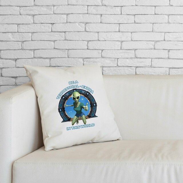 Image front ❀ Coussin + housse ~Premium+ ✦ ZETA (ALIEN) [🌐 EN] ✨