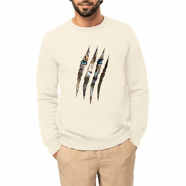 Image front ❀ Sweat-Shirt Épais Unisexe ~Premium+ ✦ LA GRIFFE DU CHAT [🌐 INT] ✨