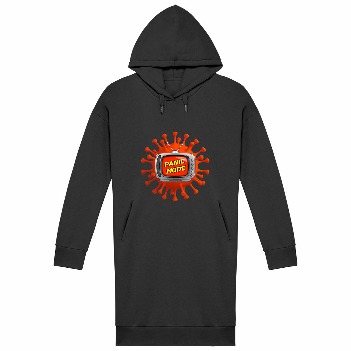 Image back ❀ Robe Sweat Lourde à Capuche Femme ~Premium+ ✦ PANIC MODE [🌐 FR] ✨