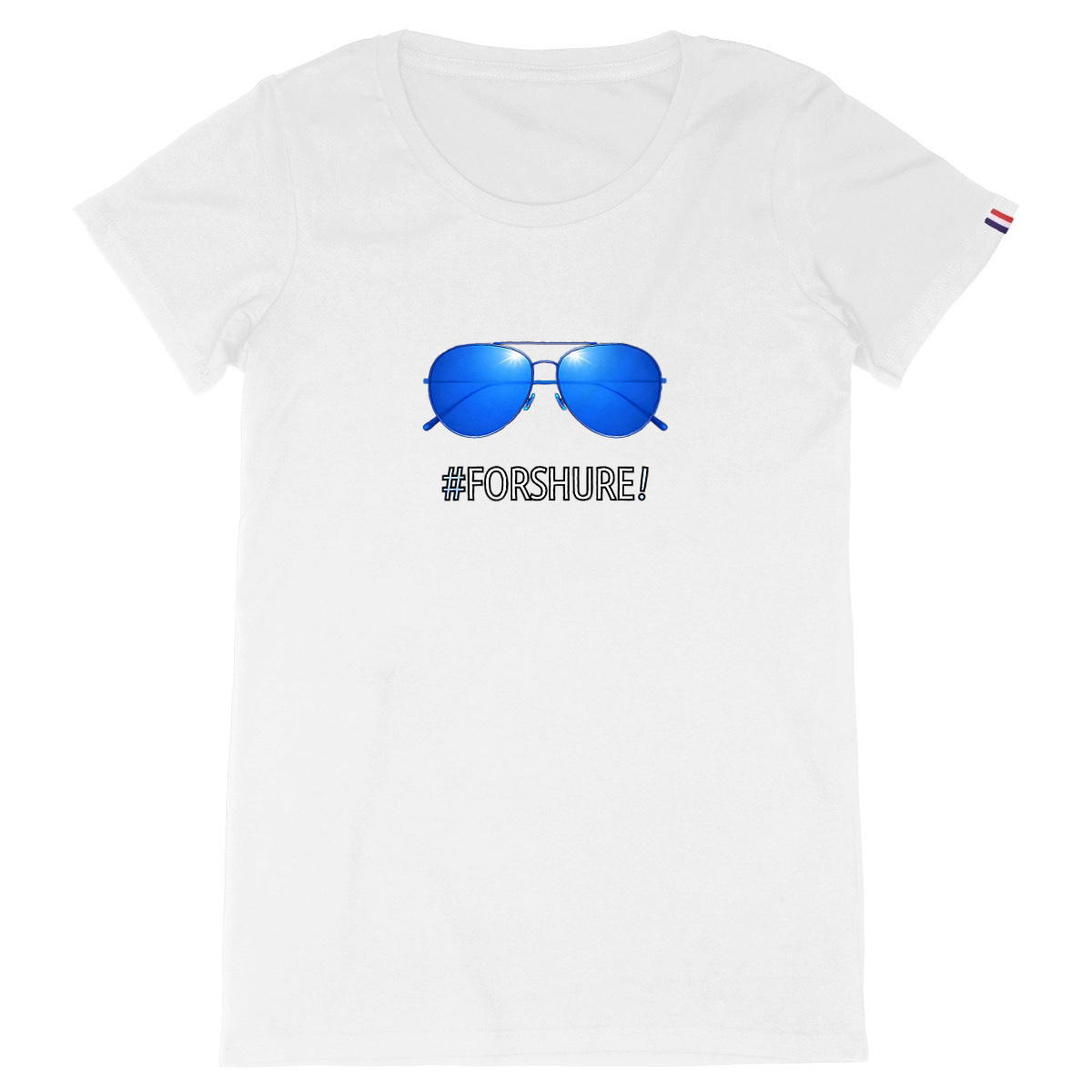 Image back ❀ T-Shirt Mi-Épais Femme Made in France ~Premium+ ✧ DAVOS 2026 PARODY [🌐 FR] ✨