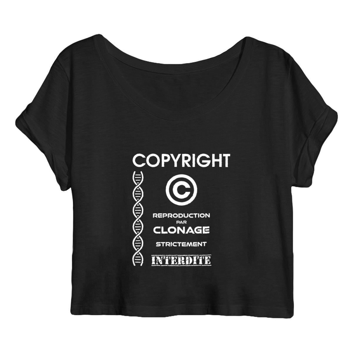 Image back ❀ Crop Top Léger Femme ~Premium+ ✦ L'ANTI-CLONE [🌐 FR] ✨