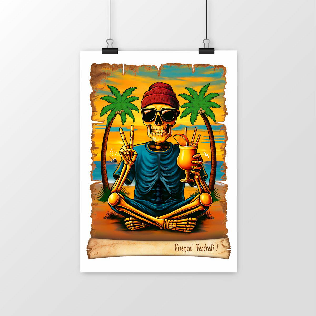 Image front ❀ Poster Vertical ~Premium ✦ VIVEMENT VENDREDI ! [🌐 FR] ✨