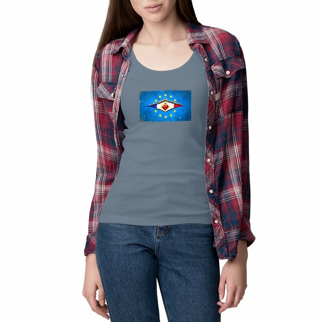 Image front ❀ Débardeur Mi-Léger Femme Cintré ~Premium ✧ DÉCHIRURE FRANCE/EUROPE [🌐 FR] ✨