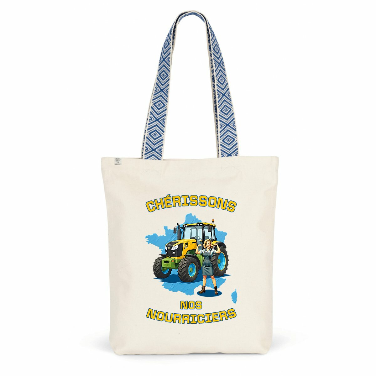 Image back ❀ Totebag Ethnique ~Premium+ ✧ SOUTENONS NOS FERMES [🌐 FR] ✨