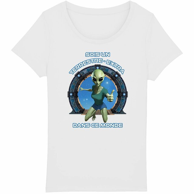 Image back ❀ T-Shirt Léger Femme ~Premium ✦ ZETA (EXTRA-TERRESTRE) [🌐 FR] ✨