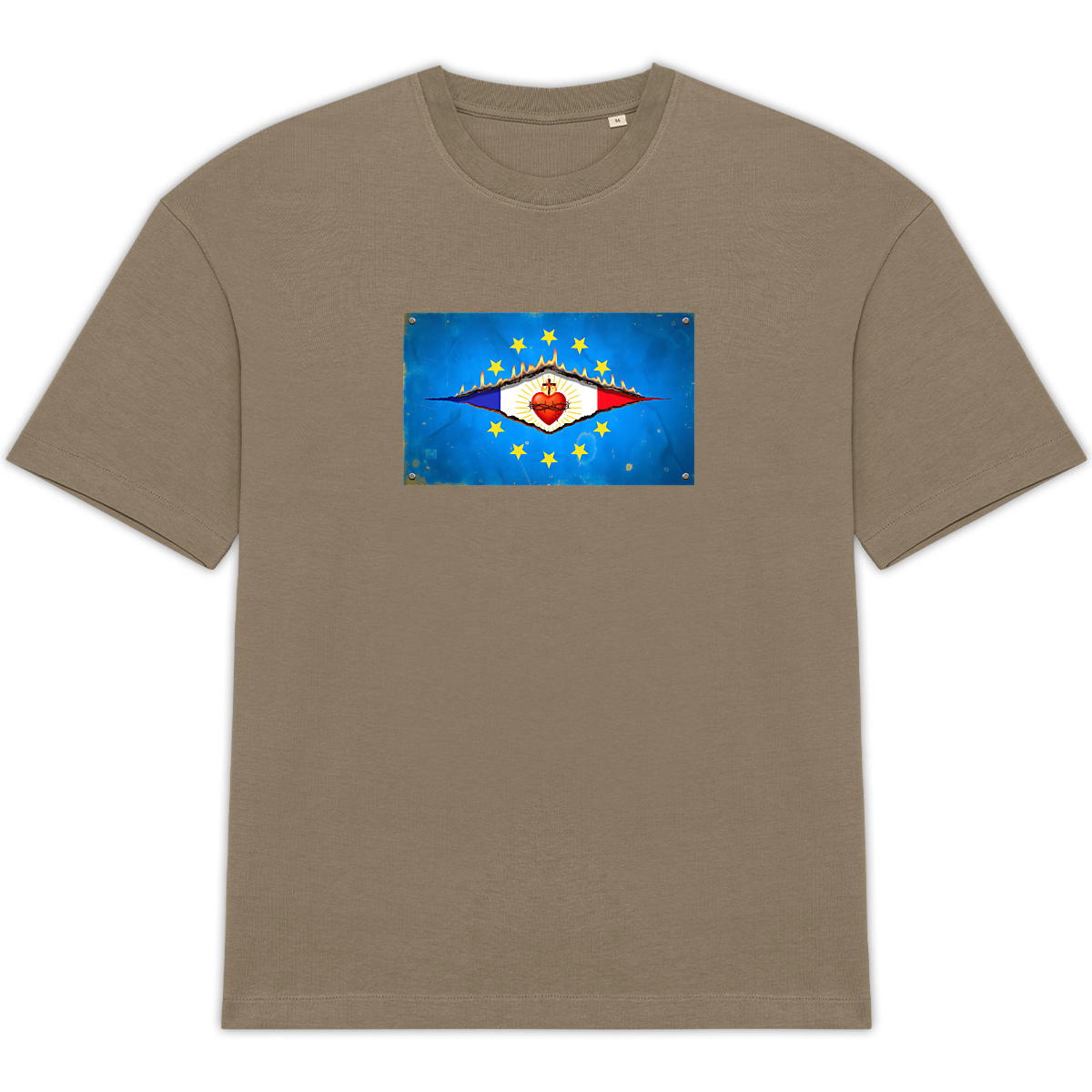 Image back ❀ T-Shirt Épais Unisexe Oversize ~Premium+ ✧ DÉCHIRURE FRANCE/EUROPE [🌐 FR] ✨