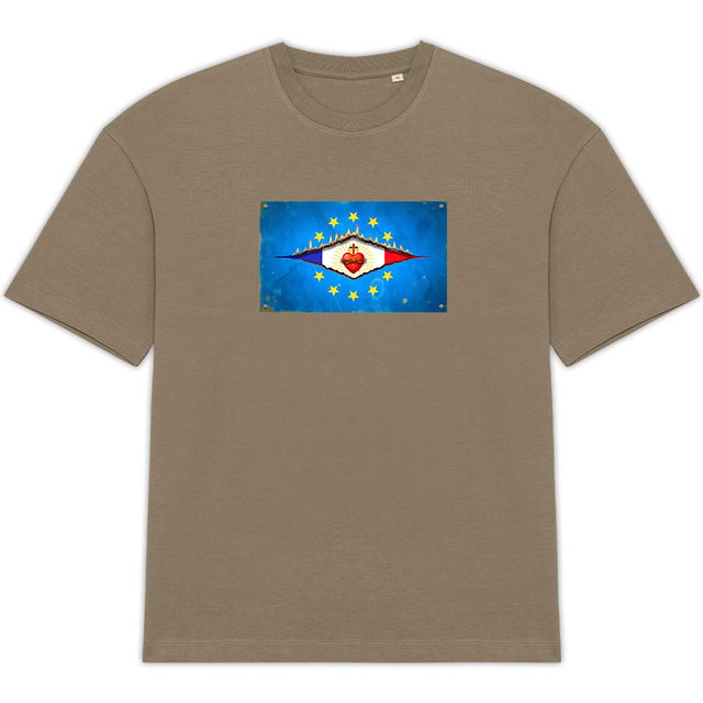 Image back ❀ T-Shirt Épais Unisexe Oversize ~Premium+ ✧ DÉCHIRURE FRANCE/EUROPE [🌐 FR] ✨