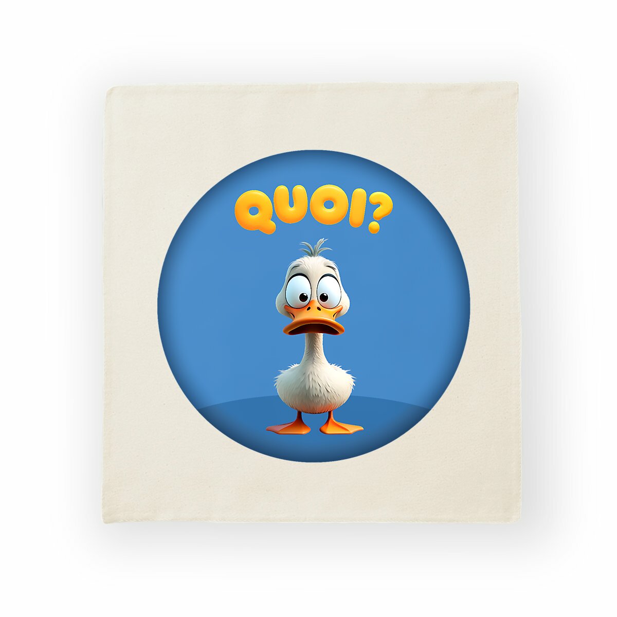 Image back ❀ Housse de coussin ~Premium+ ✦ PETIT CANARD [🌐 FR] ✨