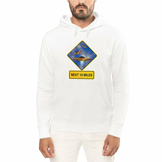 Image front ❀ Sweat-Shirt Standard à Capuche Unisexe ~Premium ✦ UFO ALERT [🌐 EN] ✨