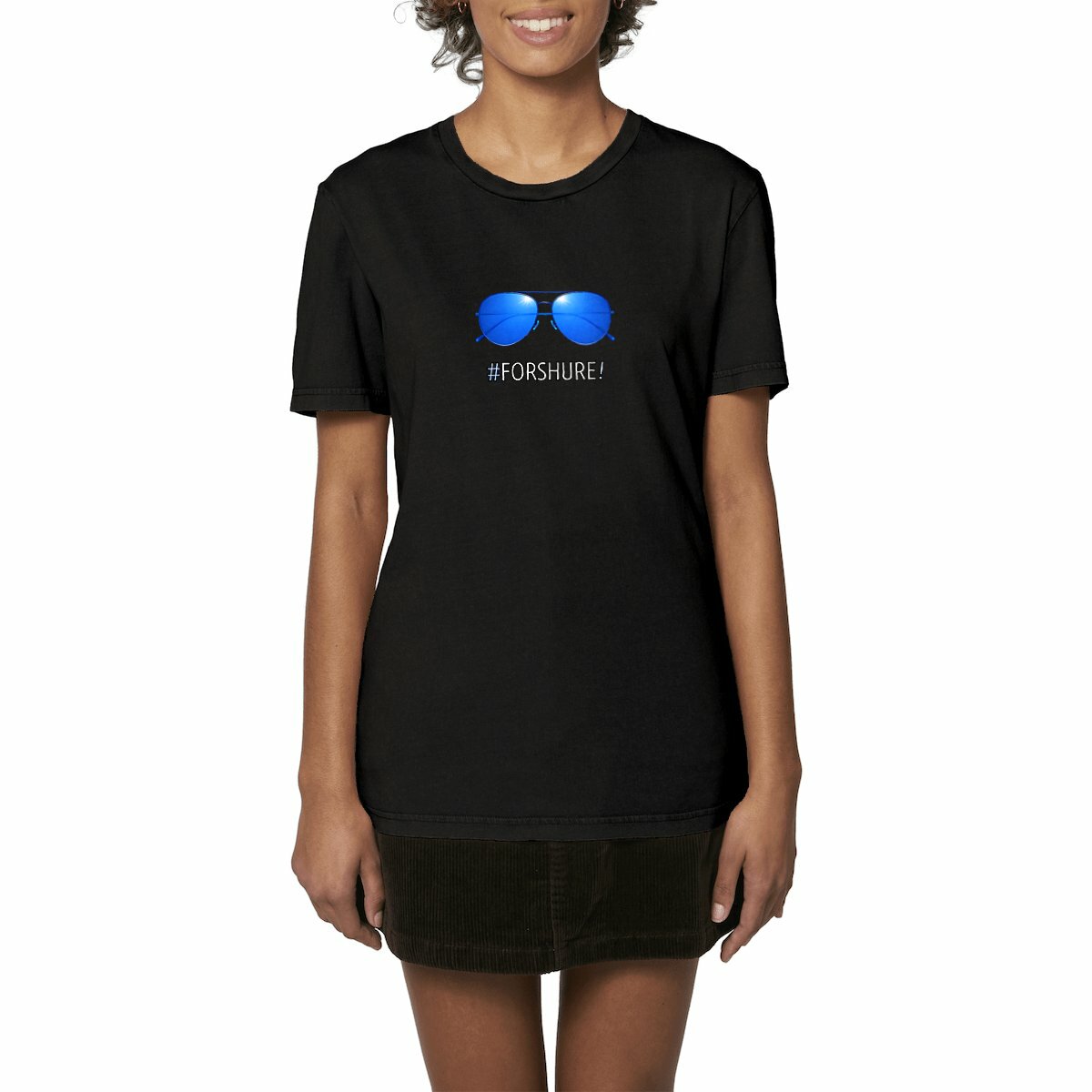 Image front ❀ T-Shirt Mi-Léger Unisexe Vintage ~Premium ✧ DAVOS 2026 PARODY [🌐 FR] ✨