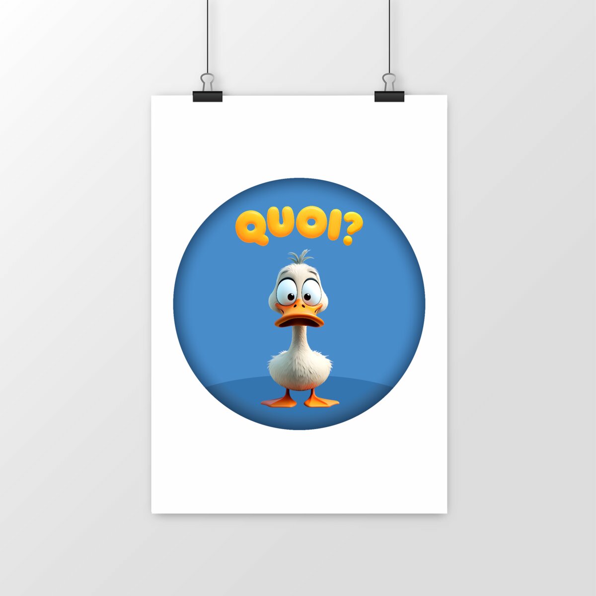 Image front ❀ Poster Vertical ~Premium ✦ PETIT CANARD [🌐 FR] ✨