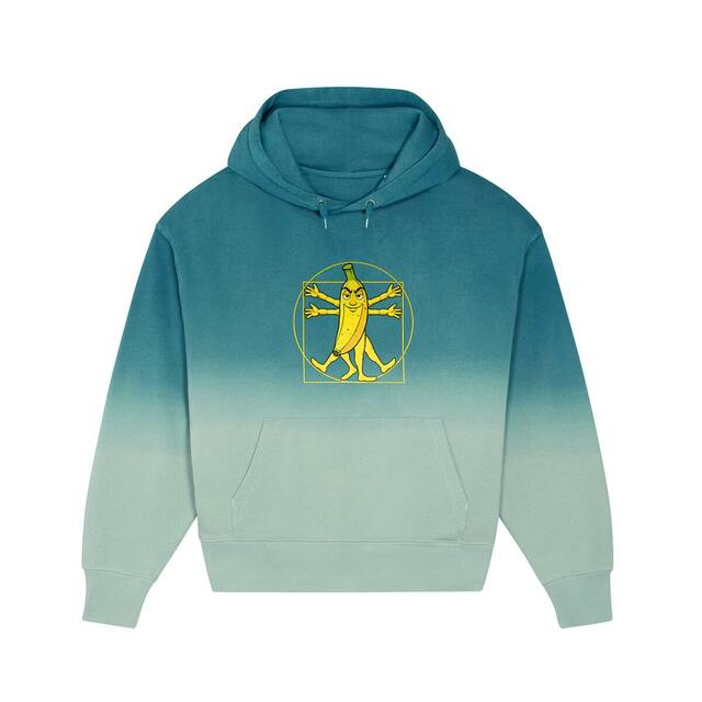 Image back ❀ Sweat à Capuche Standard Dip Dye Oversized Unisexe ~Premium+ ✦ LA BANANE DE VITRUVE [🌐 FR] ✨
