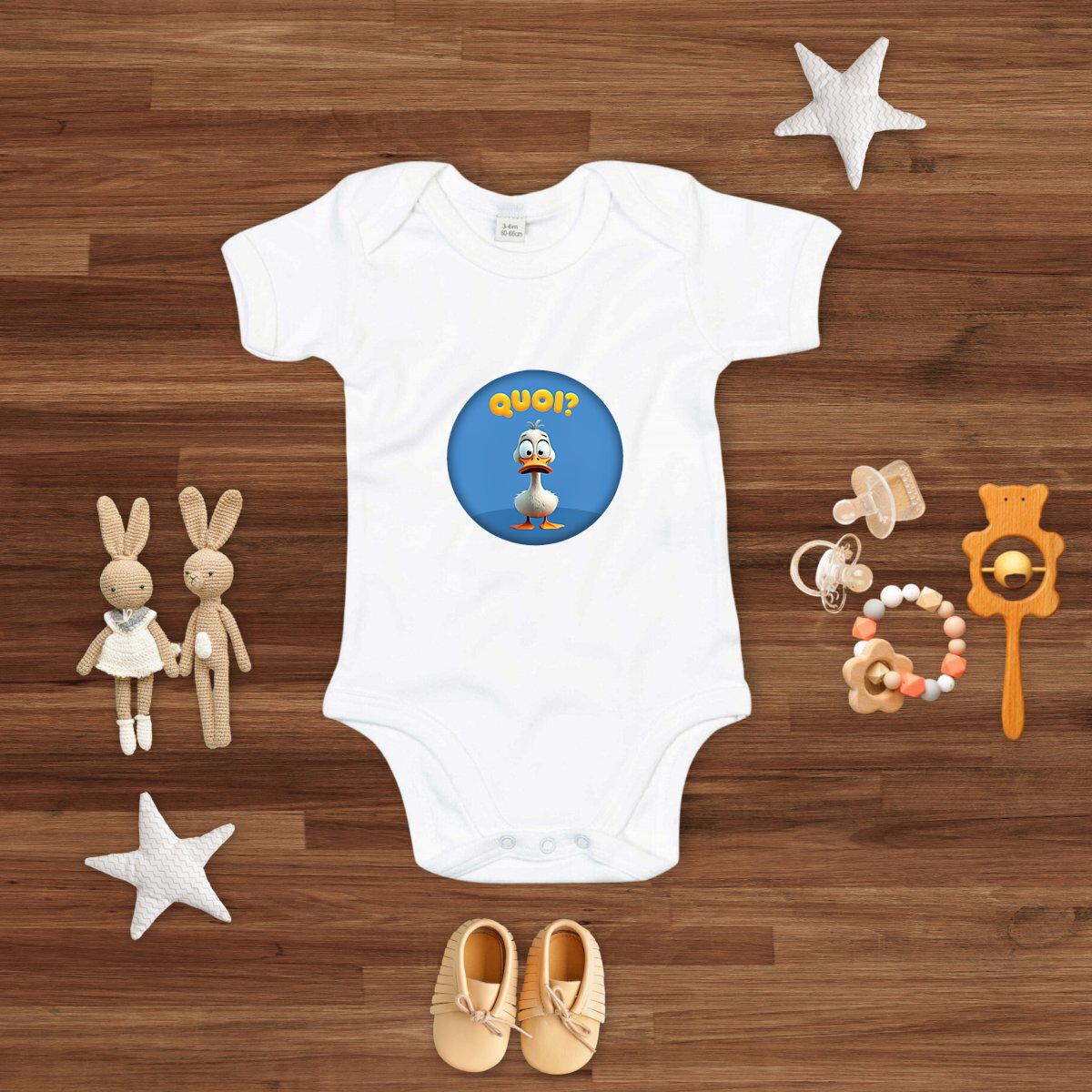Image front ❀ Body Léger Bébé ~Premium+ ✦ PETIT CANARD [🌐 FR] ✨