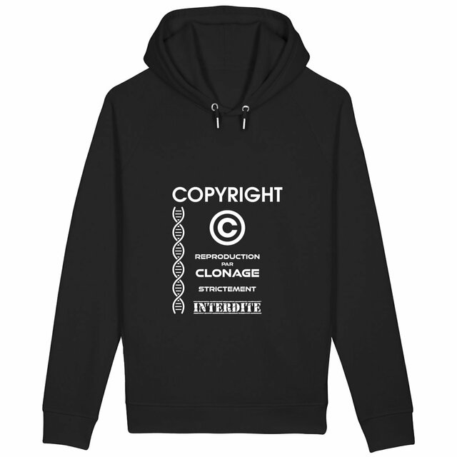 Image back ❀ Sweat-Shirt Standard à Capuche Unisexe Poches Latérales ~Premium+ ✦ L'ANTI-CLONE [🌐 FR]