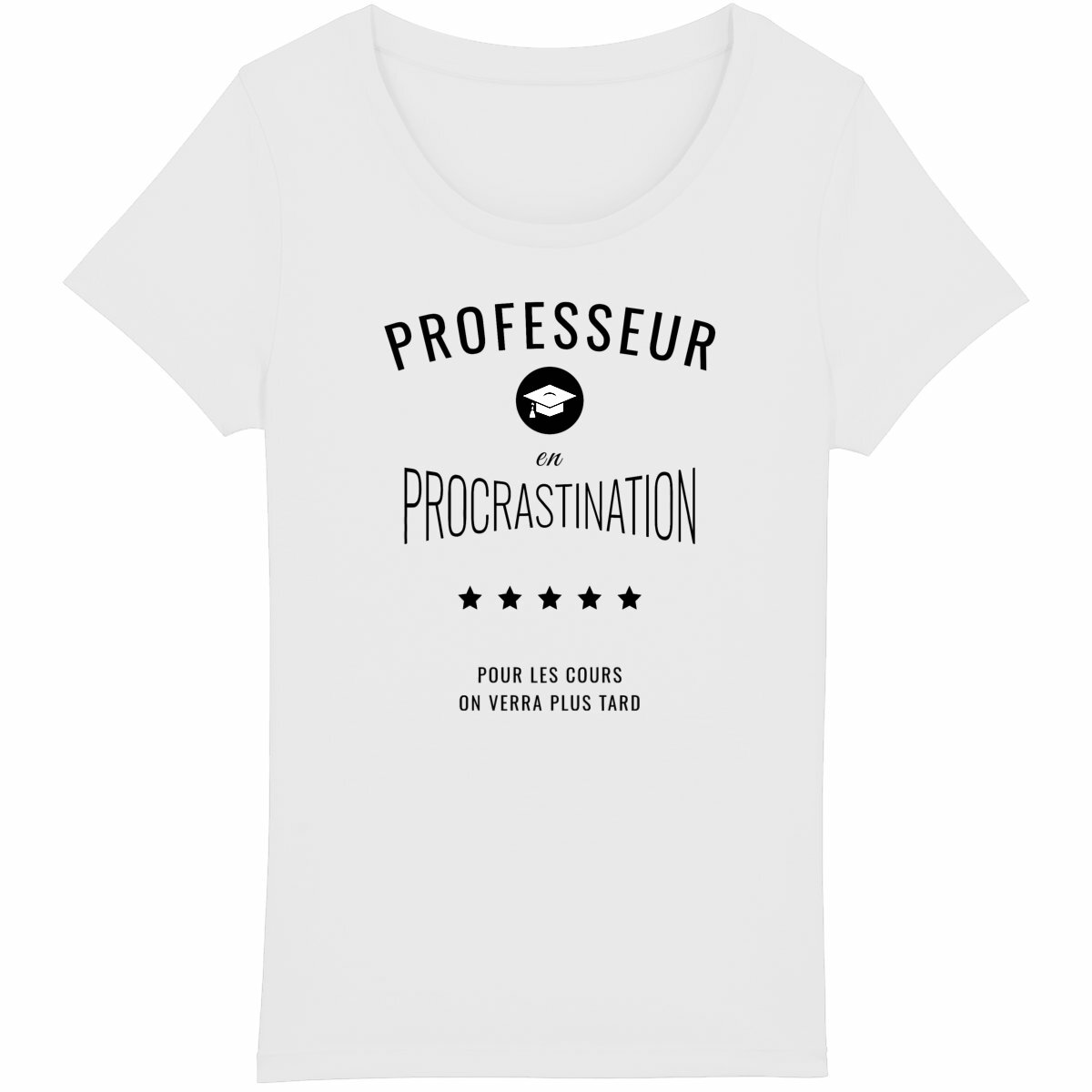 Image back ❀ T-Shirt Léger Femme ~Premium ✦ PROCRASTINATION [🌐 FR] ✨