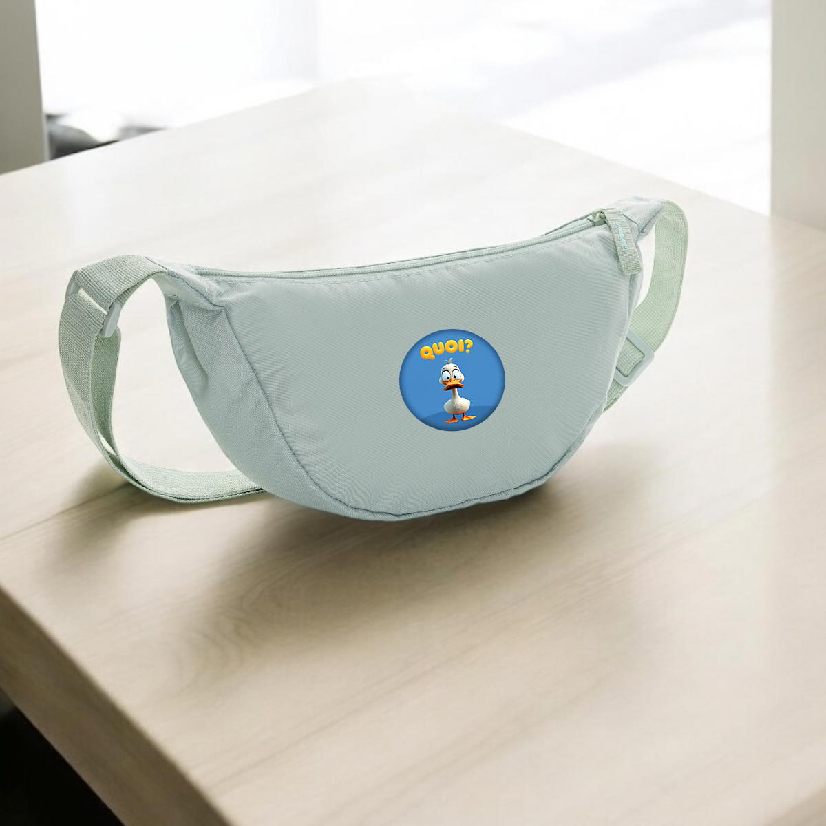 Image front ❀ Sac Banane En Polyester Recyclé ~Premium ✦ PETIT CANARD [🌐 FR] ✨