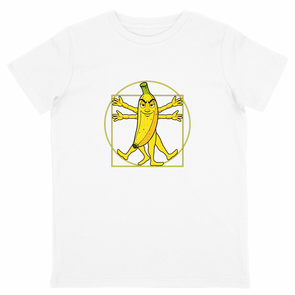 Image back ❀ T-Shirt Léger Unisexe Enfant ~Change ✦ LA BANANE DE VITRUVE [🌐 FR] ✨