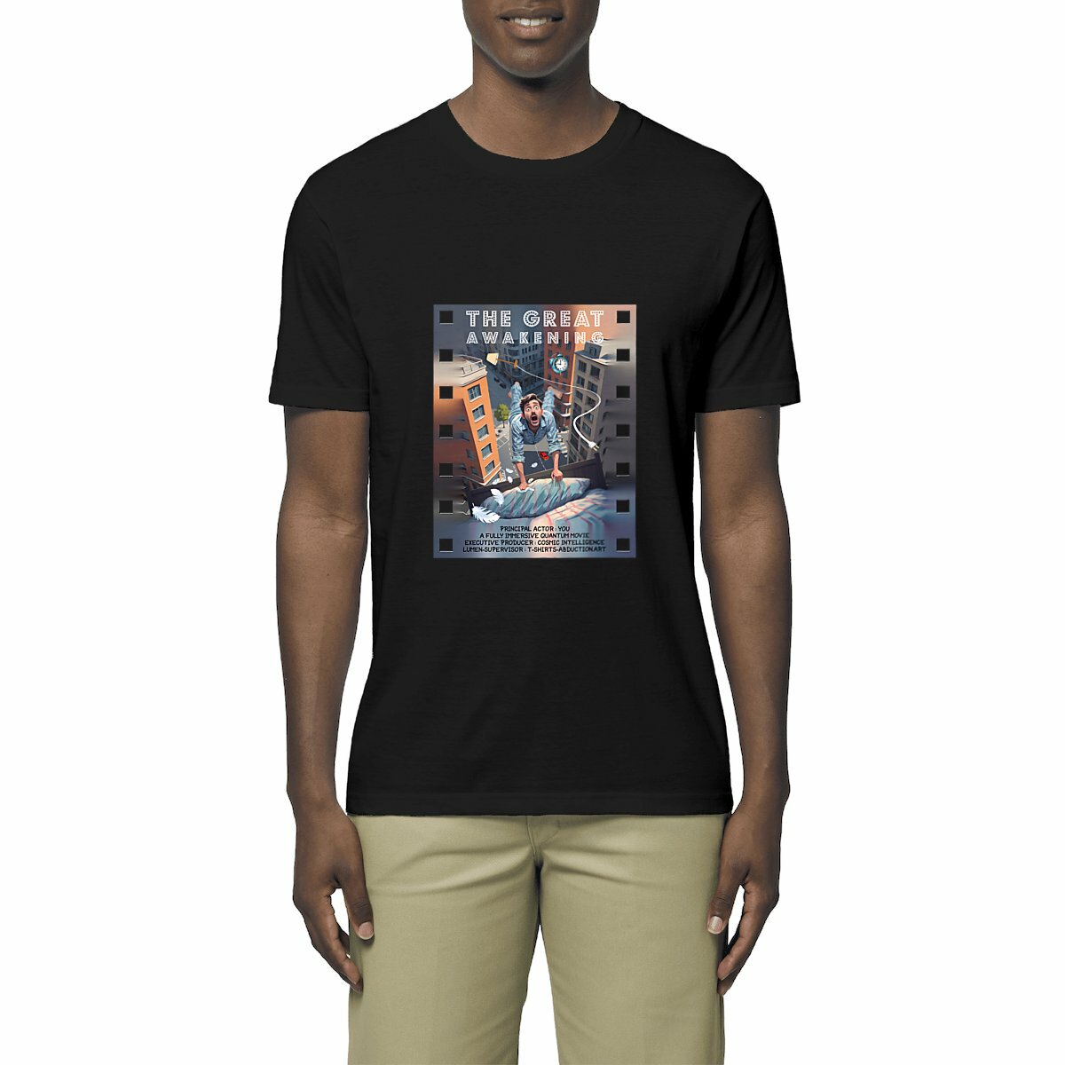 Image front ❀ T-Shirt Mi-Léger Unisexe ~Premium ✦ THE GREAT AWAKENING [🌐 EN] ✨
