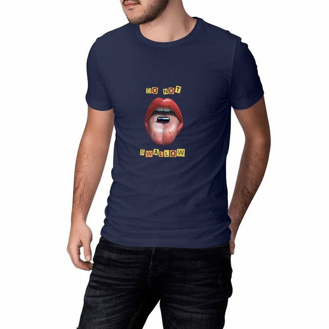 Image front ❀ T-Shirt Léger Classique Unisexe ~Change ✦ BLACK PILL - NE PAS AVALER [🌐 EN] ✨