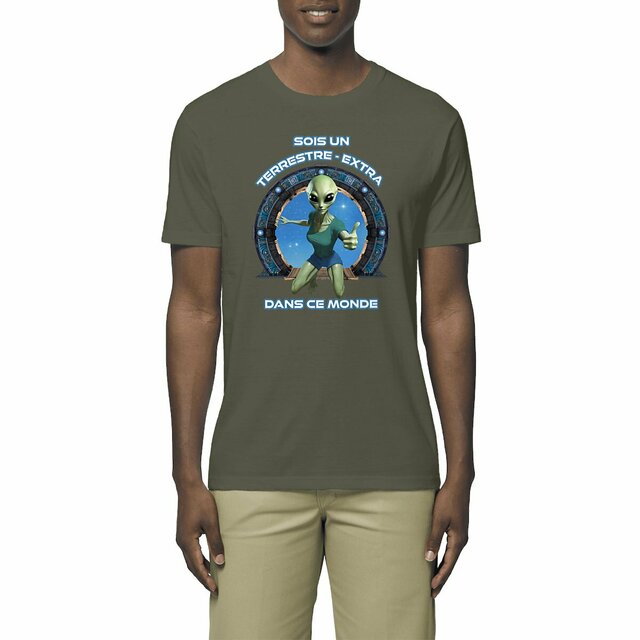 Image front ❀ T-Shirt Mi-Léger Unisexe ~Premium ✦ ZETA (EXTRA-TERRESTRE) [🌐 FR] ✨