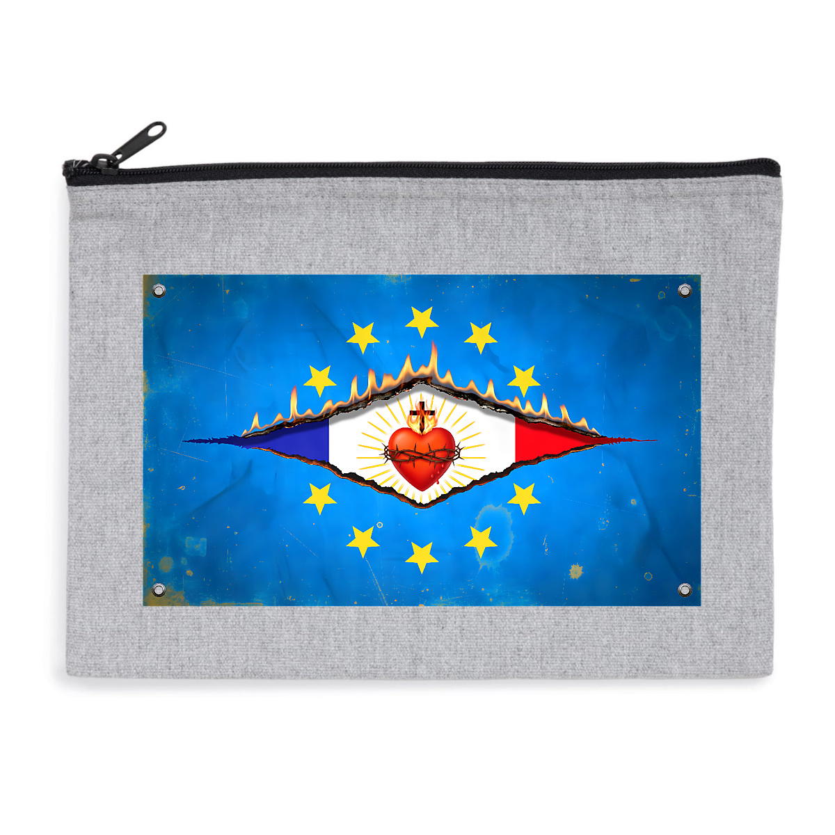 Image front ❀ Pochette zippée ~Premium ✧ DÉCHIRURE FRANCE/EUROPE [🌐 FR] ✨