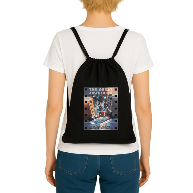 Image front ❀ Sac À Dos À Cordelettes Recyclé ~Premium ✦ THE GREAT AWAKENING [🌐 EN] ✨