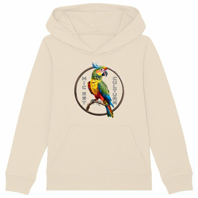 Image back ❀ Sweat-Shirt Épais à Capuche Unisexe Enfant ~Premium+ ✦ PERROQUET [🌐 LAT] ✨