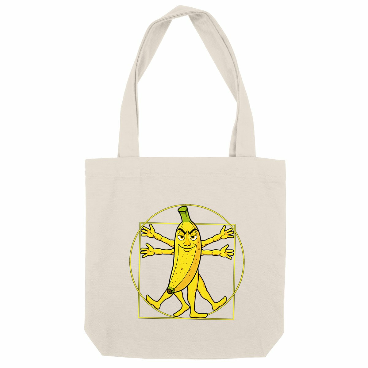 Image back ❀ Totebag Épais ~Premium+ ✦ LA BANANE DE VITRUVE [🌐 FR] ✨
