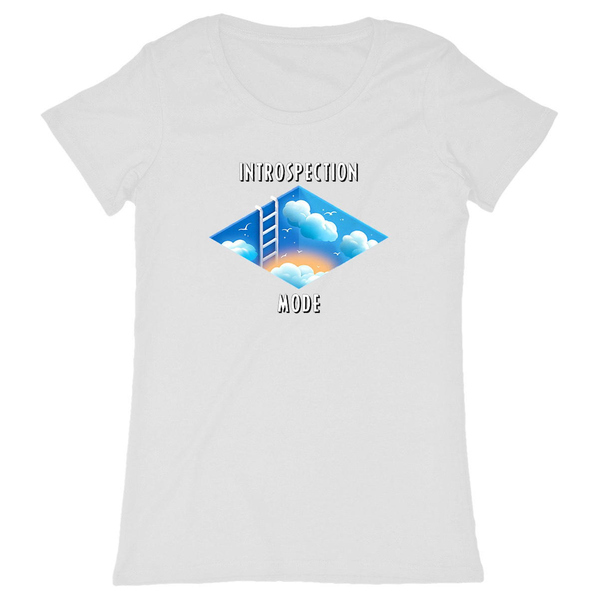 Image back ❀ T-Shirt Léger Classique Femme ~Change ✦ INTROSPECTION MODE [🌐 INT] ✨