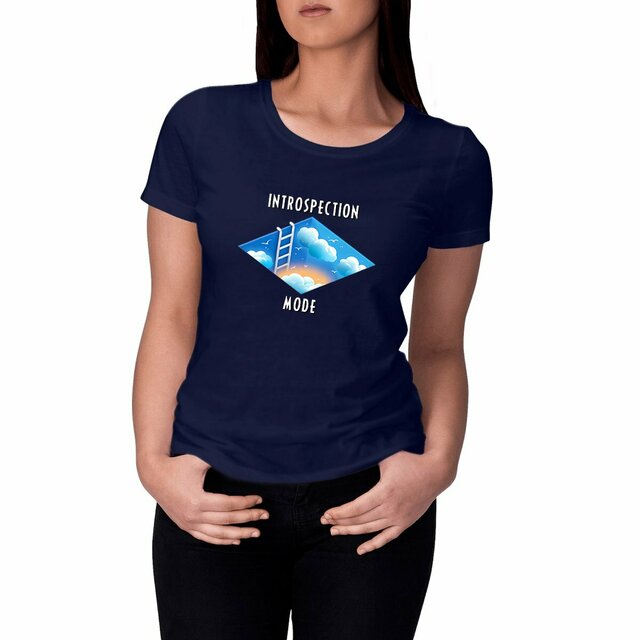 Image front ❀ T-Shirt Léger Classique Femme ~Change ✦ INTROSPECTION MODE [🌐 INT] ✨