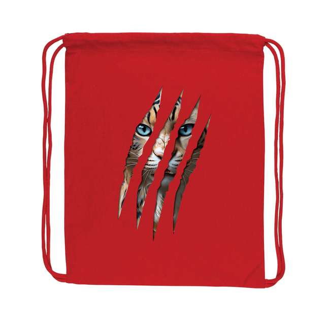 Image back ❀ Sac À Dos À Cordelettes Recyclé ~Premium ✦ LA GRIFFE DU CHAT [🌐 INT] ✨