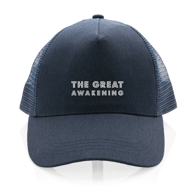 Image back ❀ Casquette Trucker 100% recyclée ✦ THE GREAT AWAKENING [🌐 EN] ✨