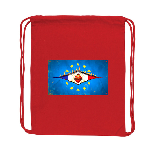 Image back ❀ Sac À Dos À Cordelettes Recyclé ~Premium ✧ DÉCHIRURE FRANCE/EUROPE [🌐 FR] ✨