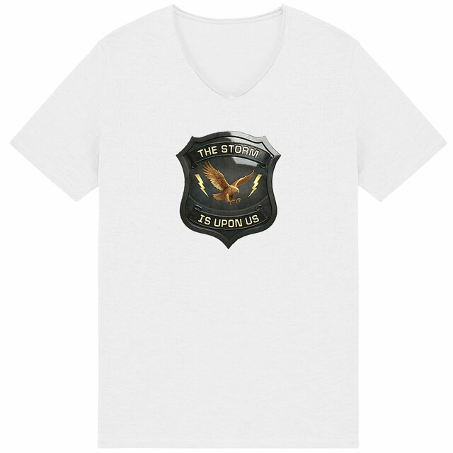 Image back ❀ T-Shirt Léger Homme Slub ~Premium+ ✦ THE STORM IS UPON US [🌐 EN] ✨