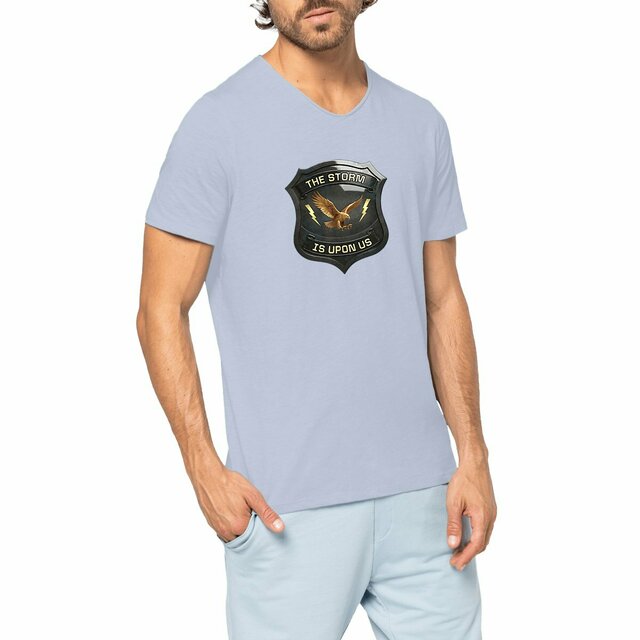 Image du produit ❀ T-Shirt Léger Homme Slub ~Premium+ ✦ THE STORM IS UPON US [🌐 EN] ✨