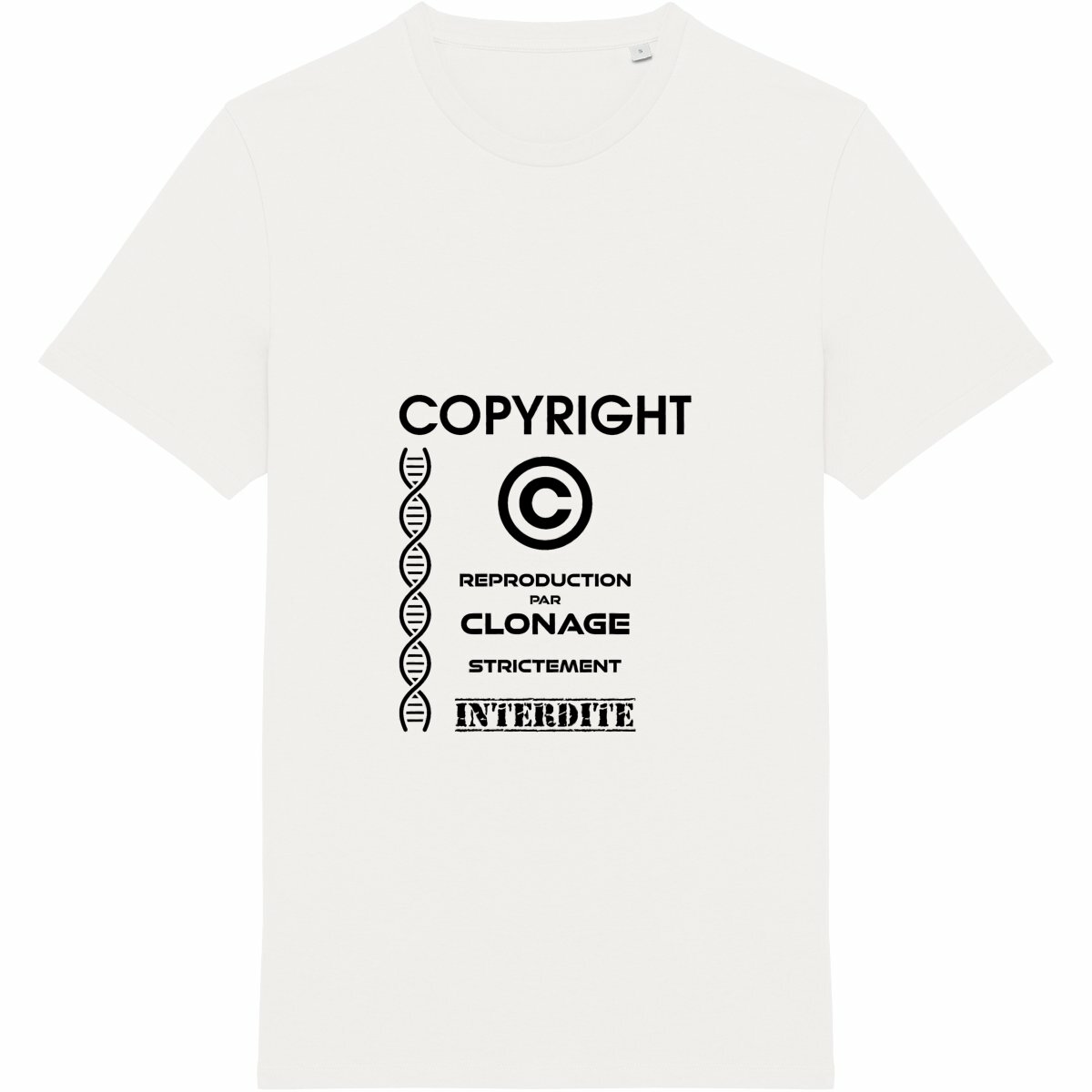 Image back ❀ T-Shirt Unisexe Mi-Épais Made in Portugal ~Premium ✦ L'ANTI-CLONE [🌐 FR] ✨