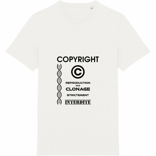 Image back ❀ T-Shirt Unisexe Mi-Épais Made in Portugal ✦ L'ANTI-CLONE [🌐 FR] ✨