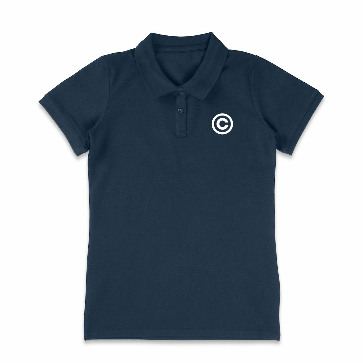 Image back ❀ Polo Mi-Épais Femme ~Premium Visuel Devant & au Dos ✦ THE ANTI-CLONE [🌐 EN] ✨