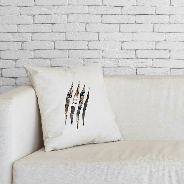 Image front ❀ Coussin + housse ~Premium+ ✦ LA GRIFFE DU CHAT [🌐 INT] ✨
